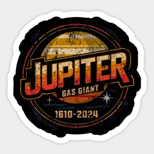 Jupiter: The Mighty Giant of the Cosmos Sticker